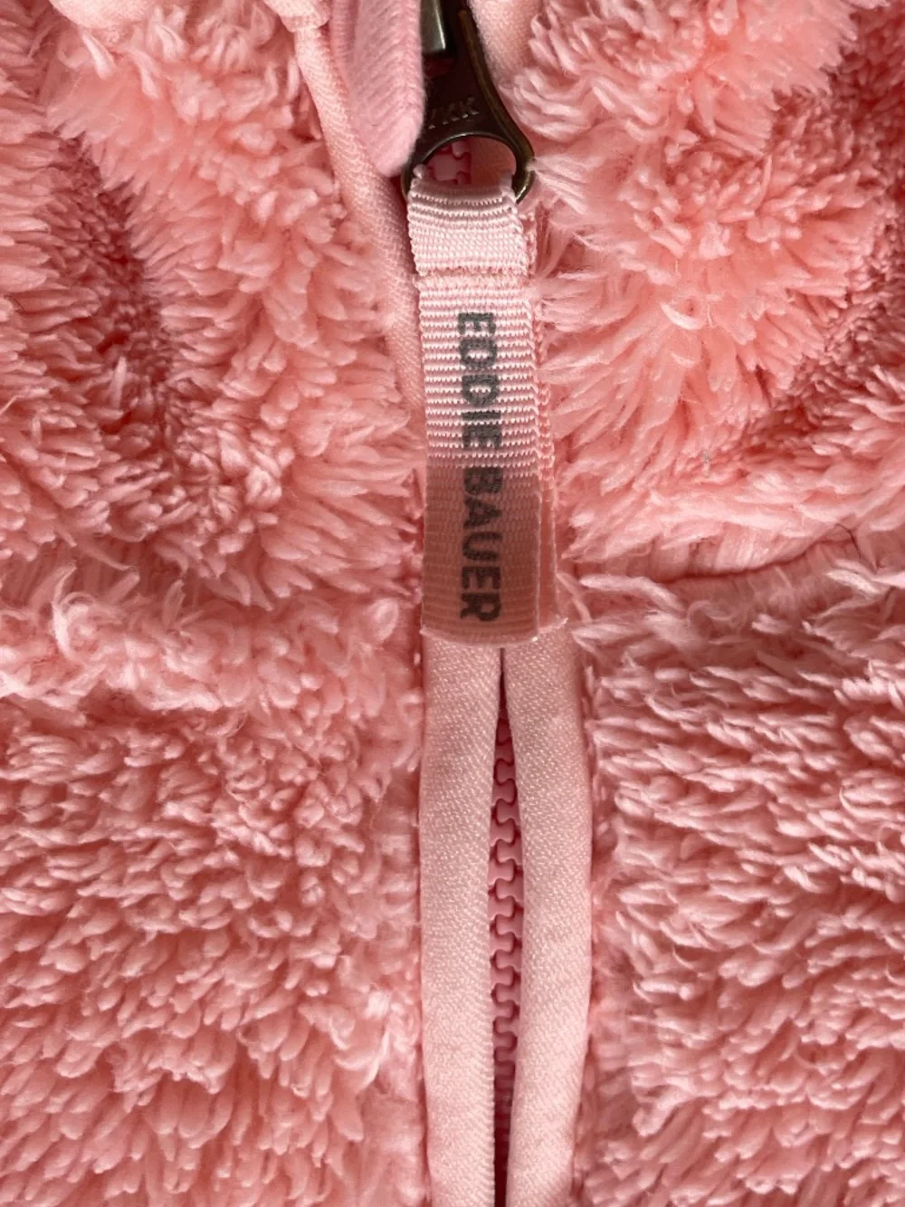 Eddie Bauer Kids High Pile Pink Sherpa Fleece Hooded Jacket - Size 14/16